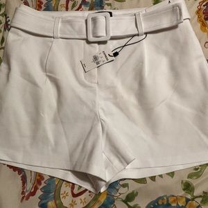NWT Express Shorts Size 4 White